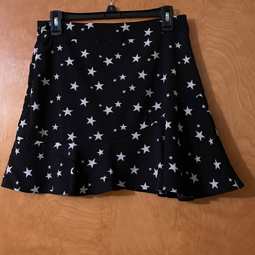 Black mini skirt